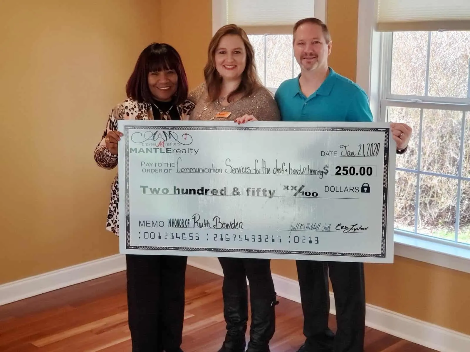 Communication Services for the Deaf and Hard of Hearing/ CSDHH 7 Mantle Check