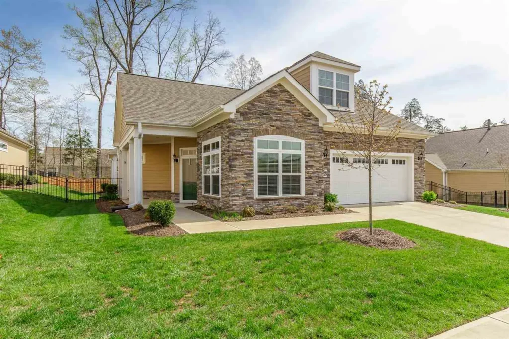 Ashley Woods neighborhood in Burlington Alamance County North Carolina