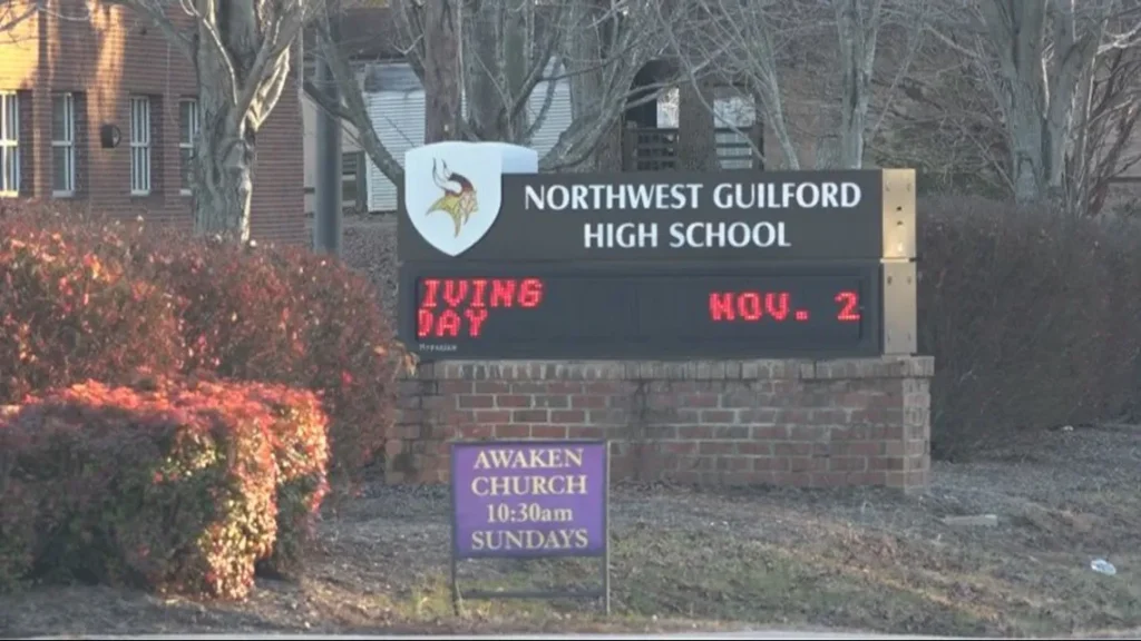 Northwest Guilford High School in Greensboro North Carolina