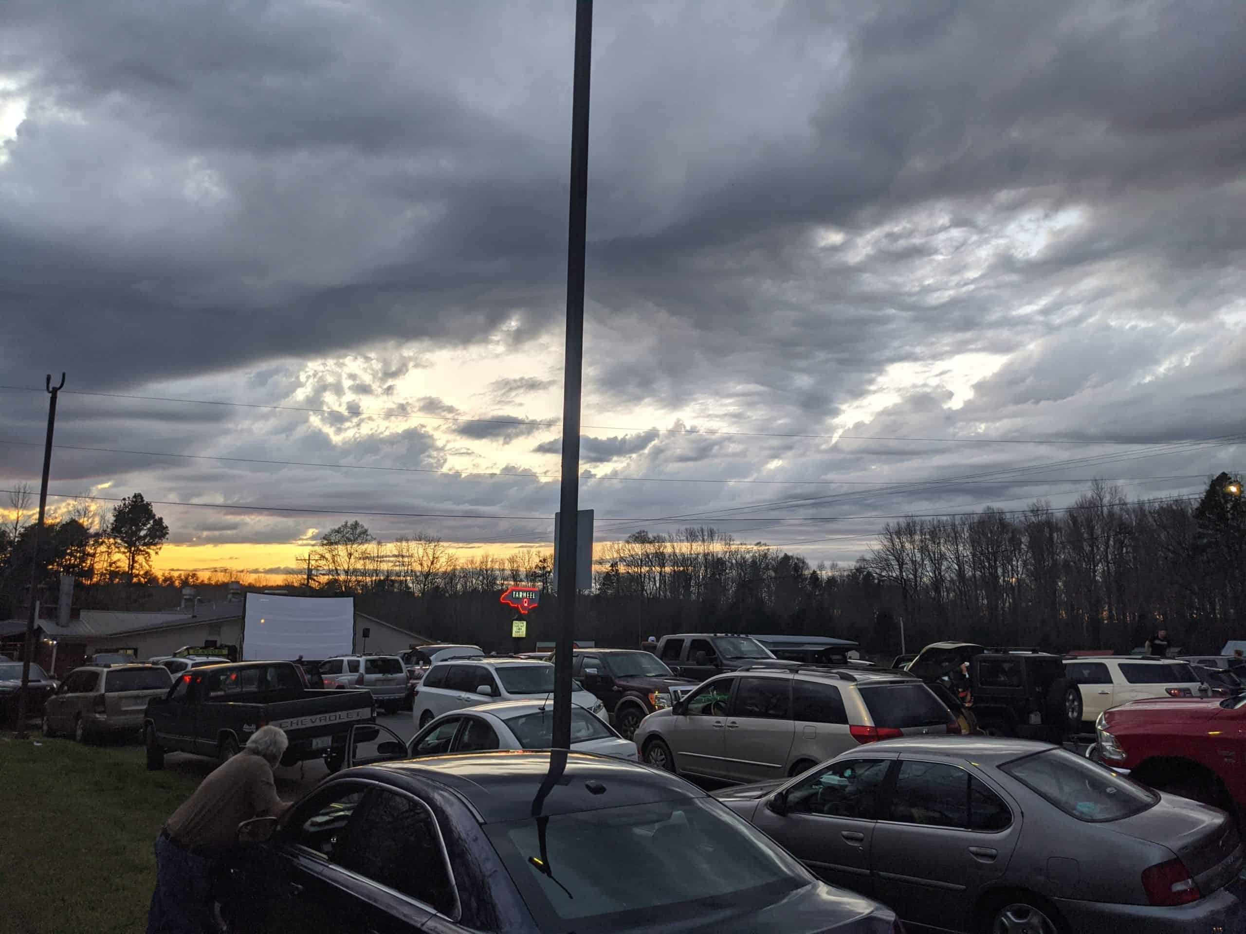 Tarheel Q Drive in Night Mantle Realty Community