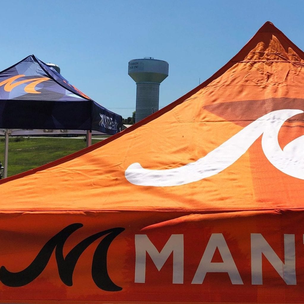 Mantle Realty Welcome Tent