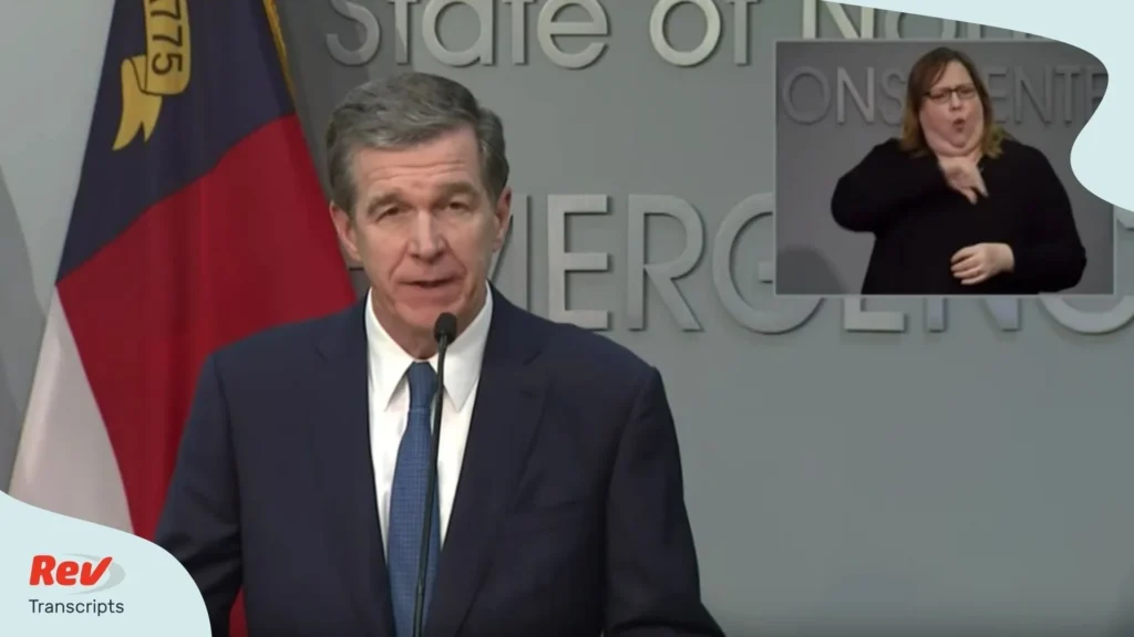 North Carolina Governor Roy Cooper in NC