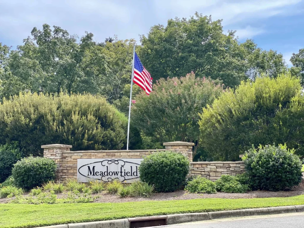 Meadowfield Subdivision Clemmons NC in Davidson County