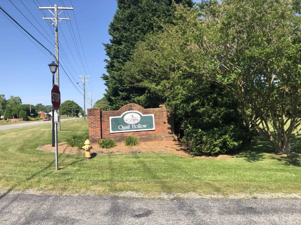 Quail Hollow Subdivision Kernersville NC 1