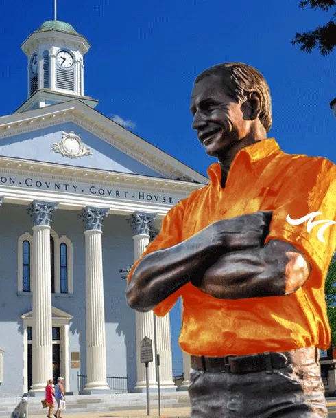 Dale Earnhardt Statue In Lexington