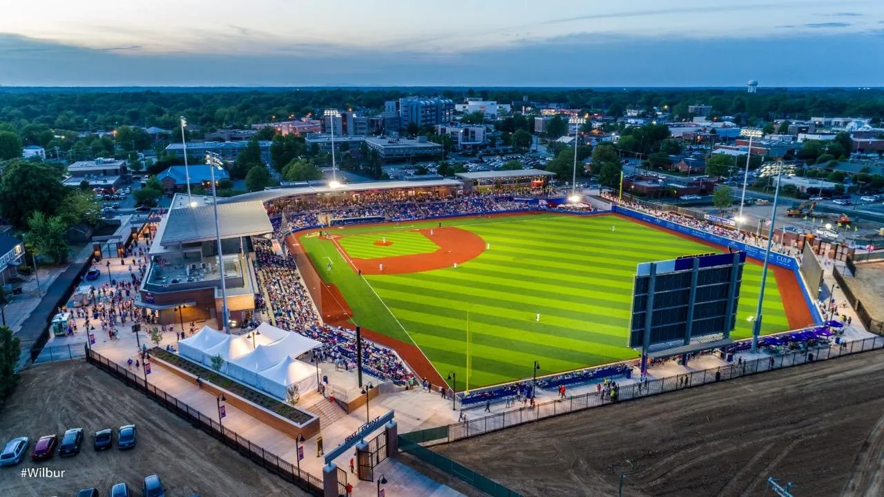 High Point Rockers baseball at Truist Point Stadium