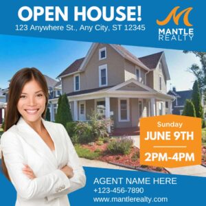 Open House Agent Cut-out