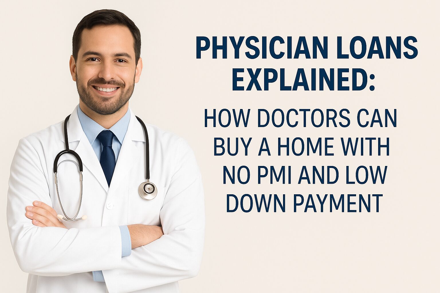 Physician loans explained for doctors buying a home with no PMI and low down payment – doctor mortgage and physician mortgage loan guide by Mantle Realty