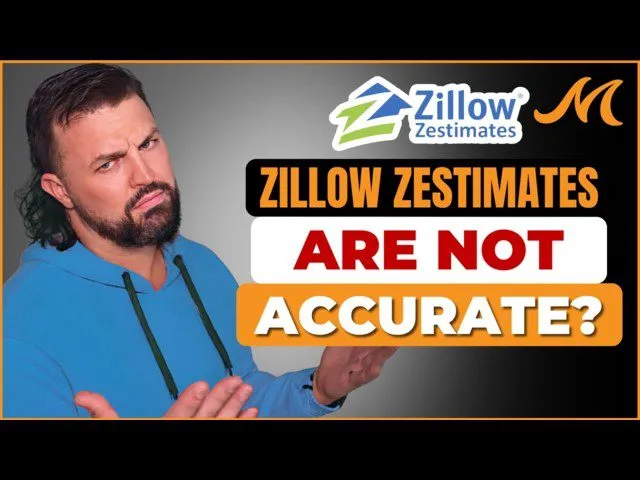 Homeowner reviewing a Zillow Zestimate home value estimate before selling