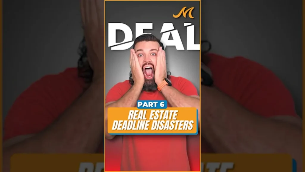 Real Estate Deadline Disasters (and How to Avoid Them)