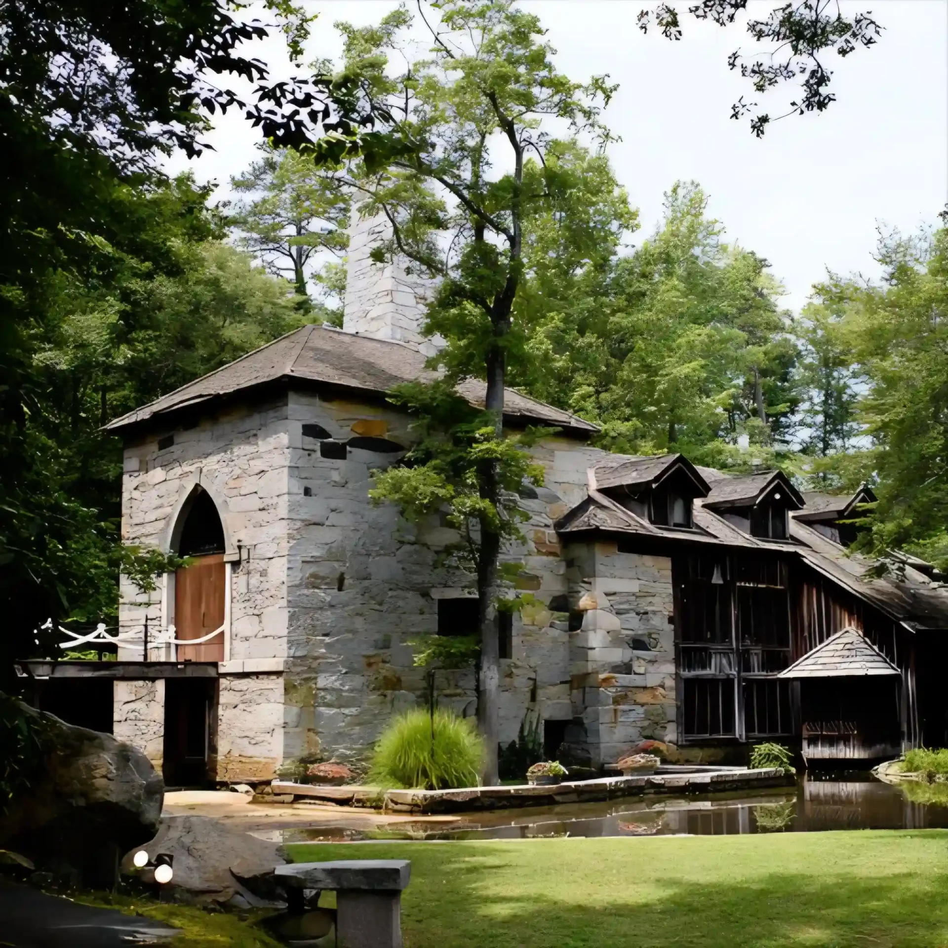 Exterior of Castle McCulloch in Jamestown NC