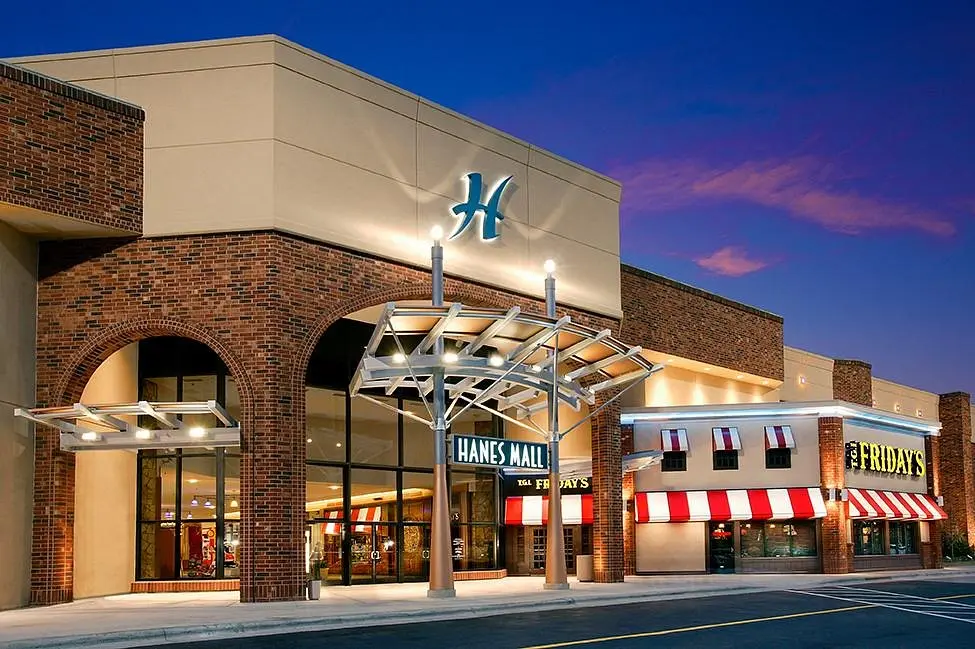 Hanes Mall area in Winston-Salem near Advance NC