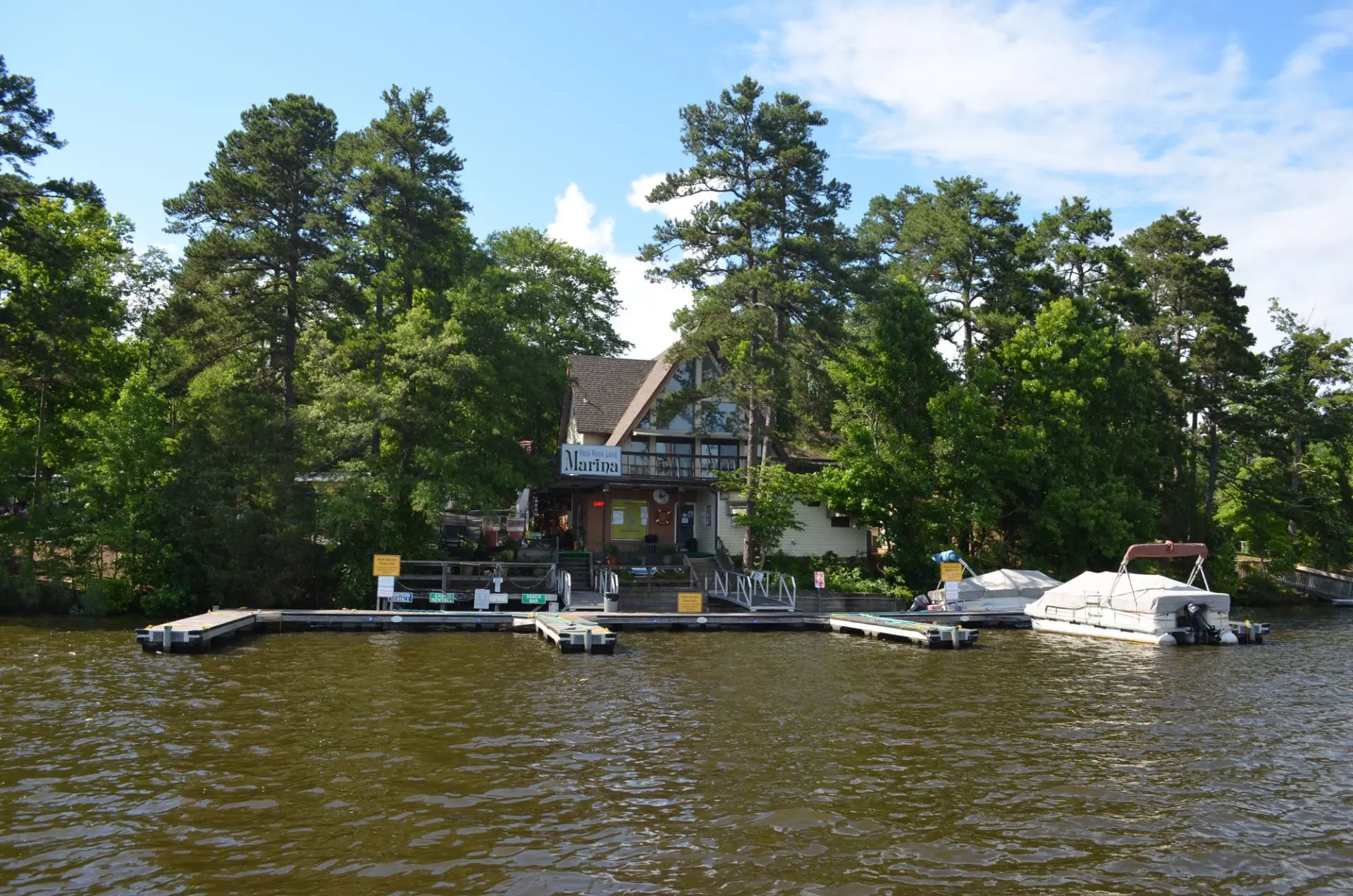 High Rock Lake Marina in North Carolina
