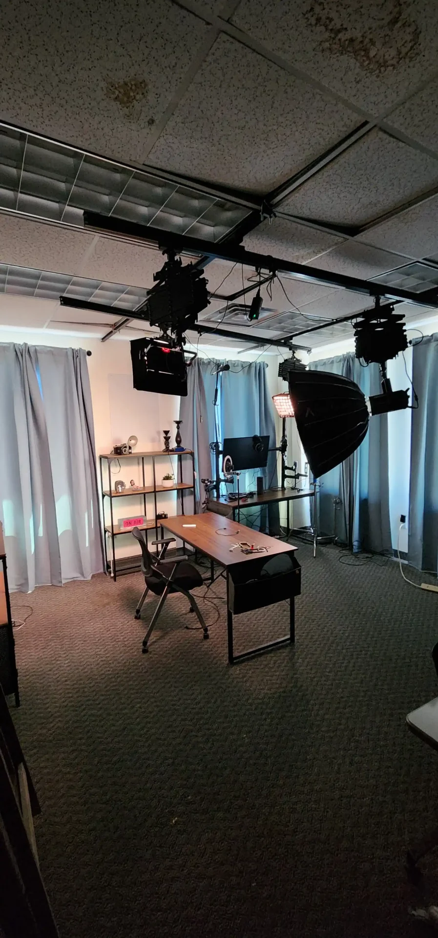Mantle Realty video studio in High Point