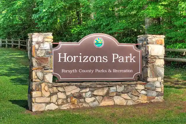 Forsyth County park setting near Tobaccoville and Rural Hall