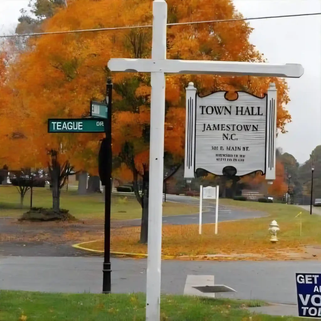 Jamestown NC Sign