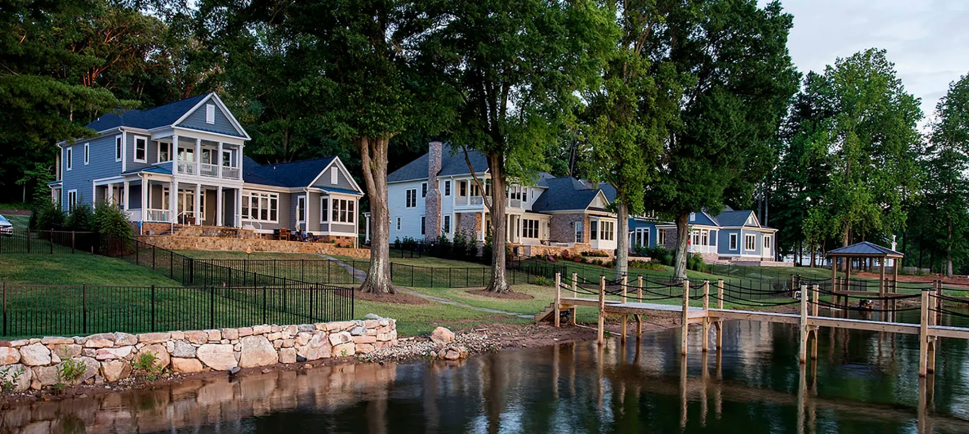 Lake Norman cove-front home with dock