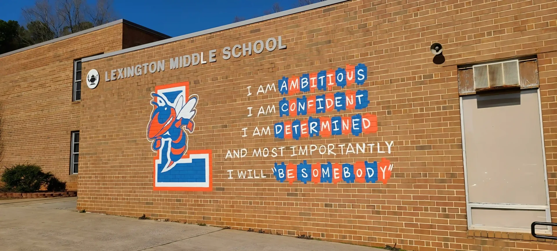 Lexington Middle School near downtown Lexington NC