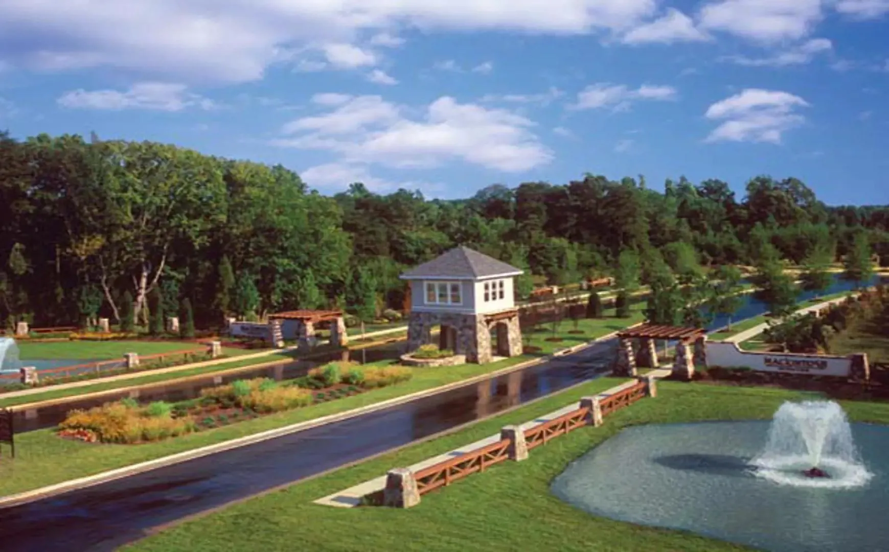 Mackintosh on the Lake master-planned community in Burlington NC