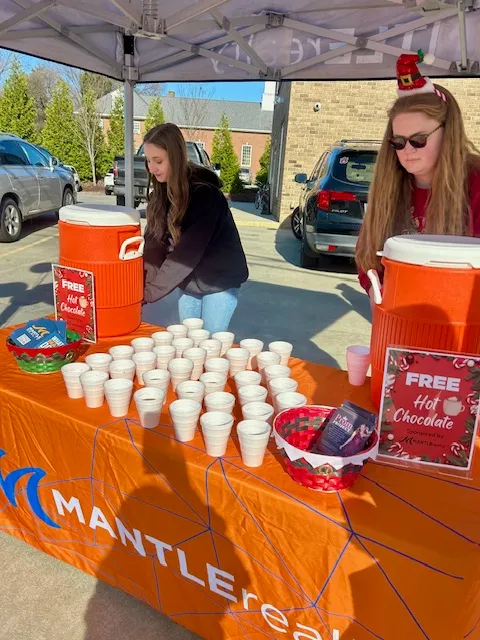 Mantle Realty team serving the community at the Kernersville Christmas Parade