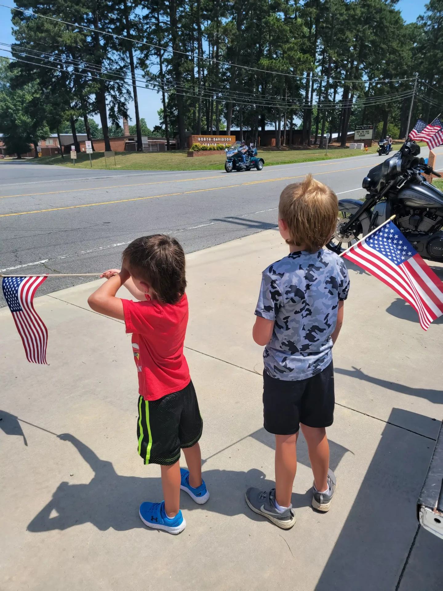 Parade outside the Mantle Realty Welcome office