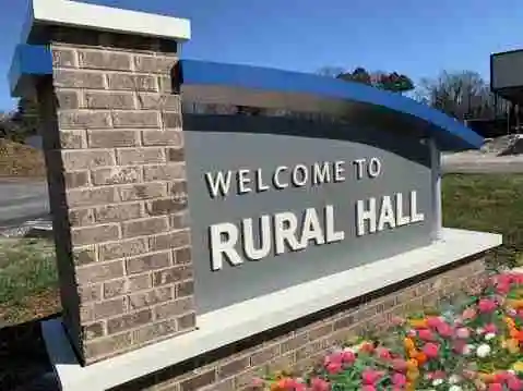 Rural hall nc Welcome-Sign