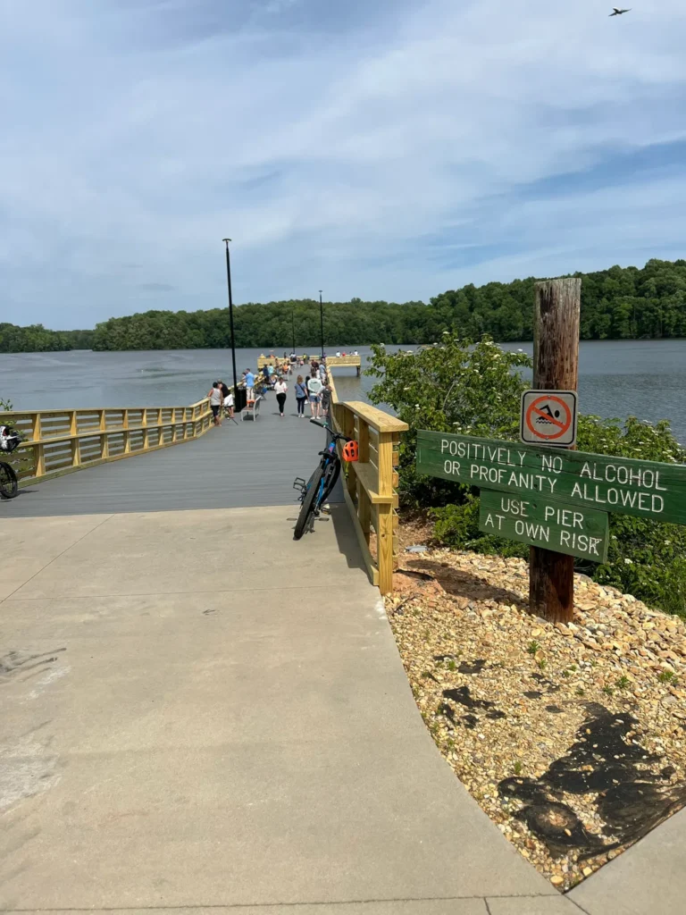 Salem Lake dock in Winston-Salem North Carolina