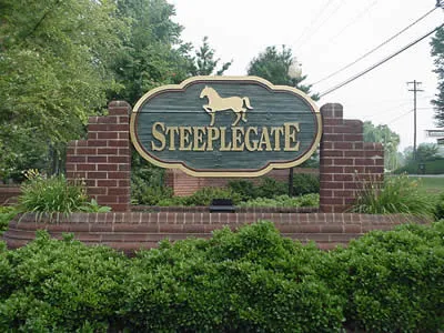 Steeplegate sign in Trinity North Carolina