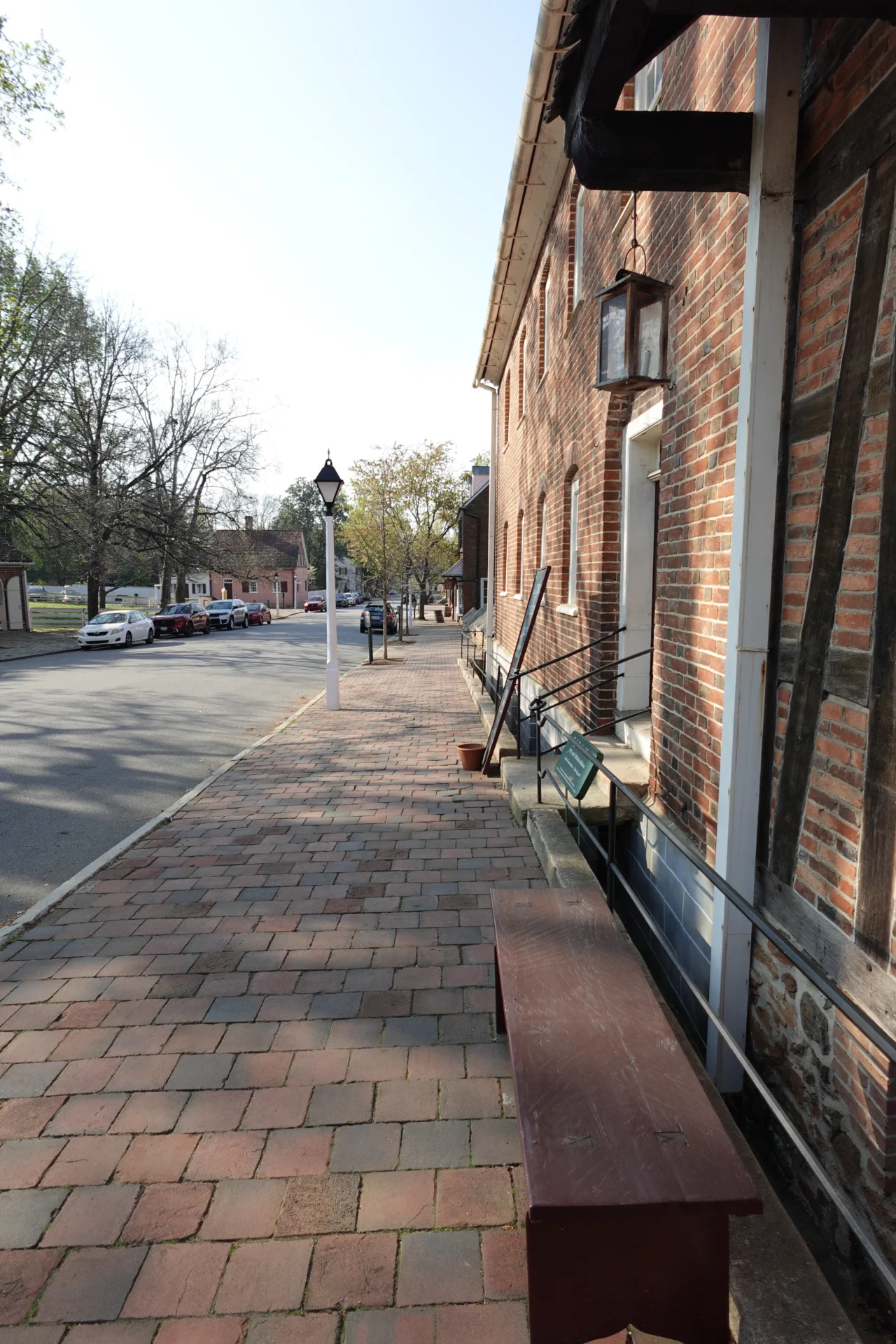 Street of Old Salem in Winston-Salem NC