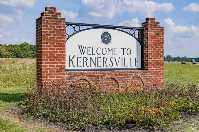 Welcome to Kernersville sign