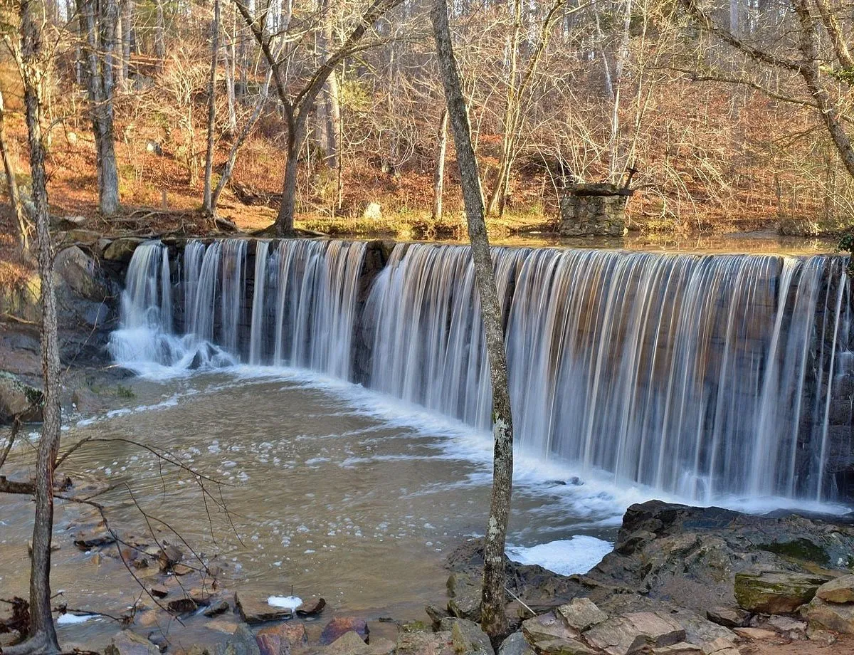 Cedarock Park hiking trails and nature area in Burlington NC