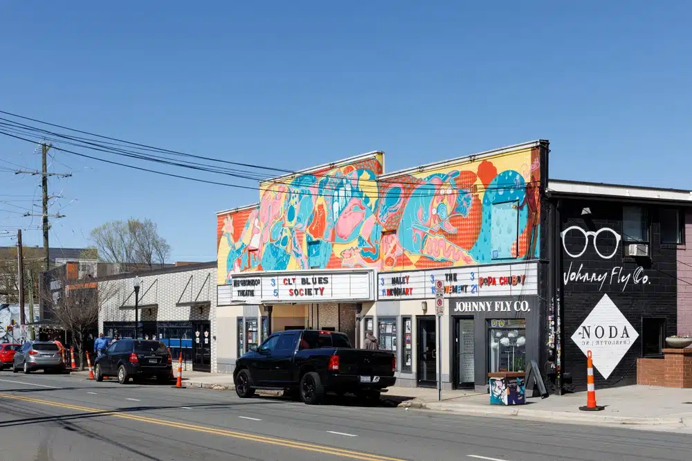 NoDa North Davidson arts district Charlotte NC — murals breweries creative neighborhood