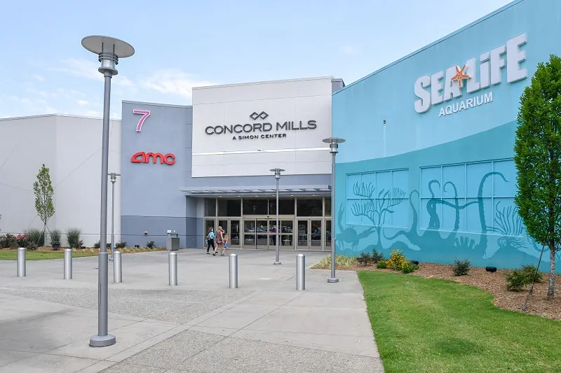 Concord Mills shopping mall in Concord NC