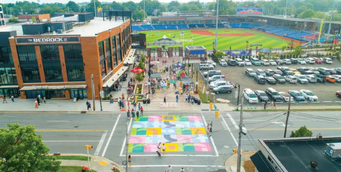 Downtown High Point North Carolina streetscape