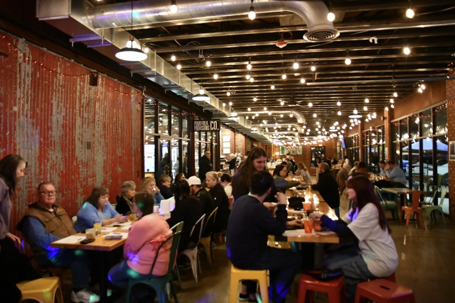 Interior of Goose and Monkey in Lexington NC