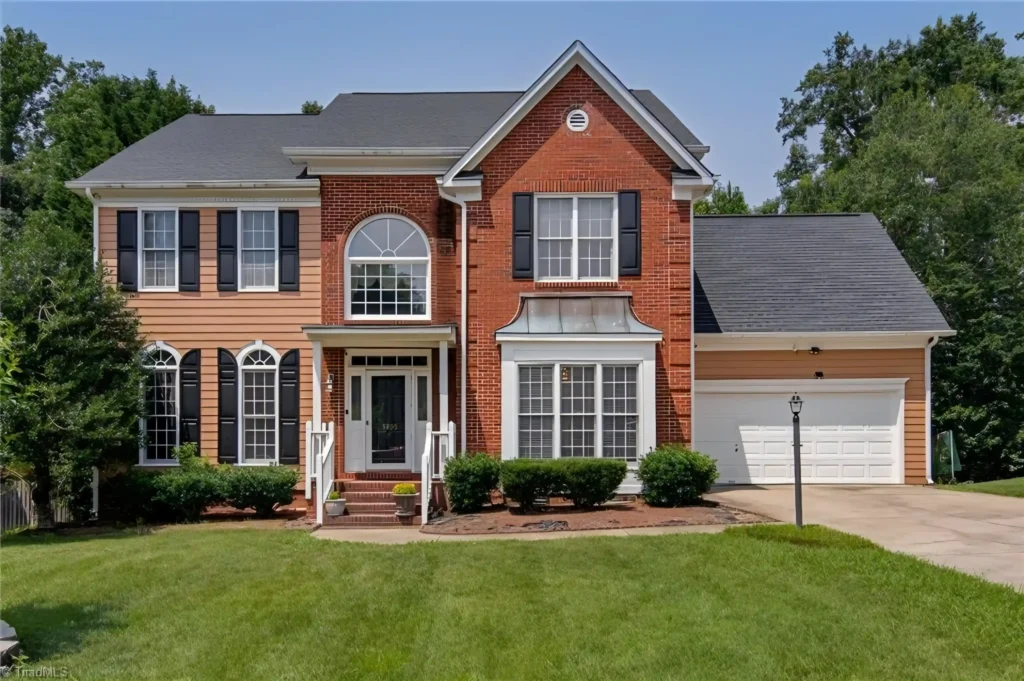Jamestown NC residential home showing neighborhood housing style
