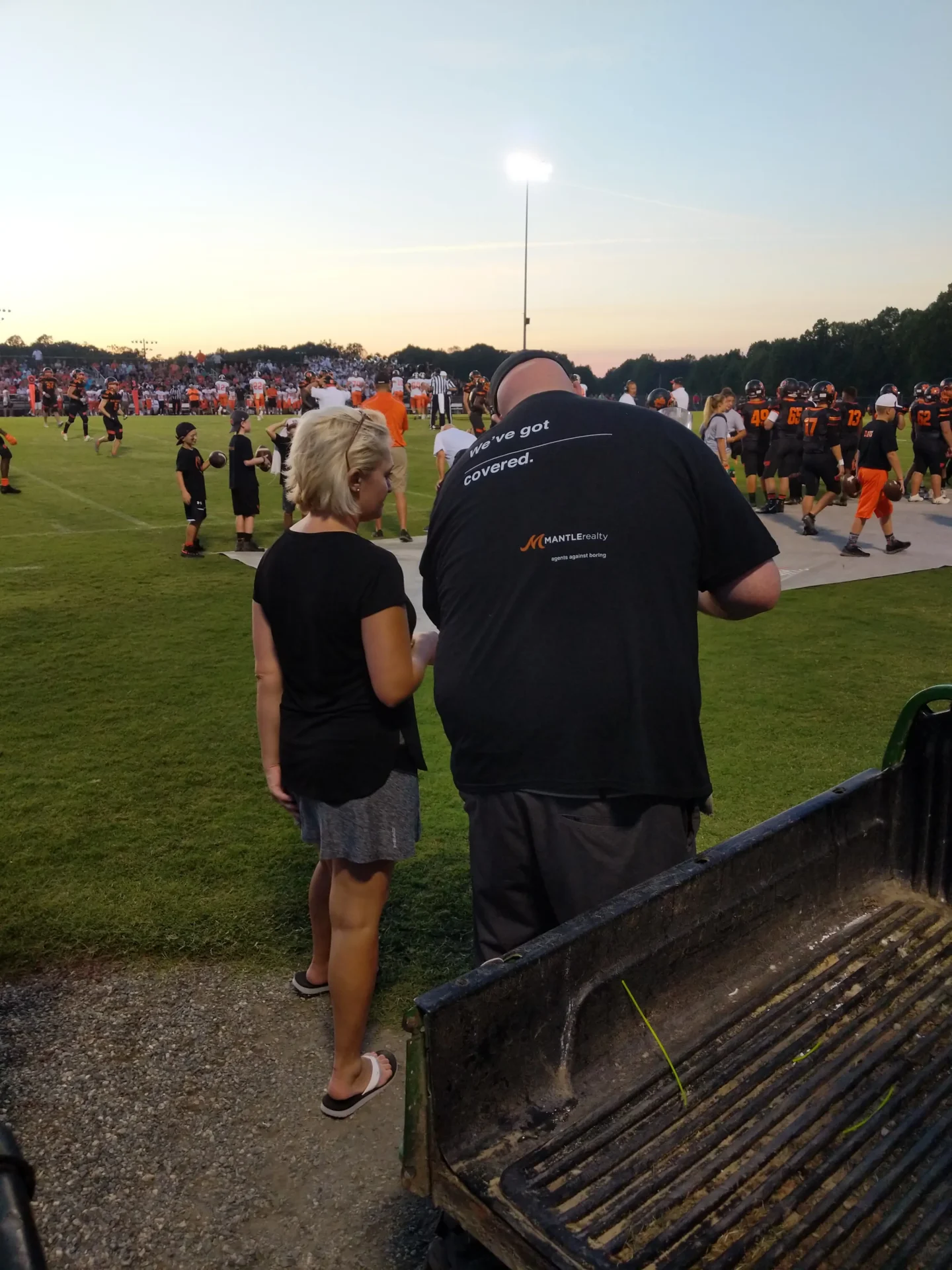 North Davidson area school and community pride near Arcadia NC
