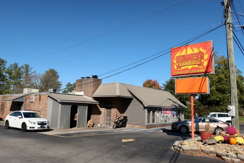 Stamey's BBQ in the Tyro area of Davidson County NC