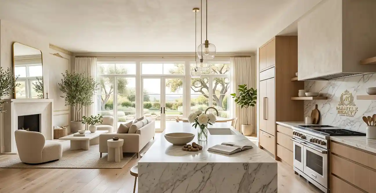 Luxury home interior — executive relocation to Greensboro NC