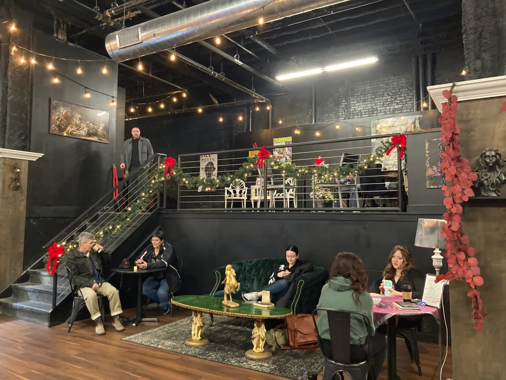 Coffee shop interior in Winston-Salem NC