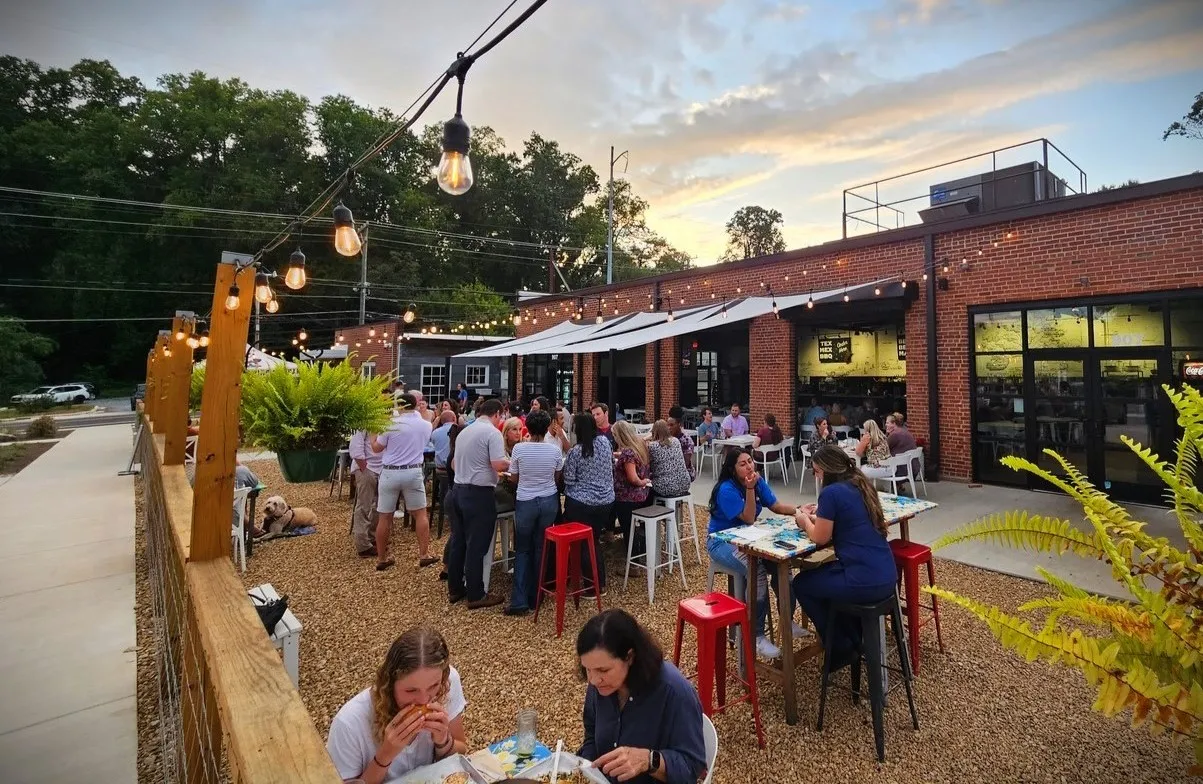 Outdoor dining in Winston-Salem NC