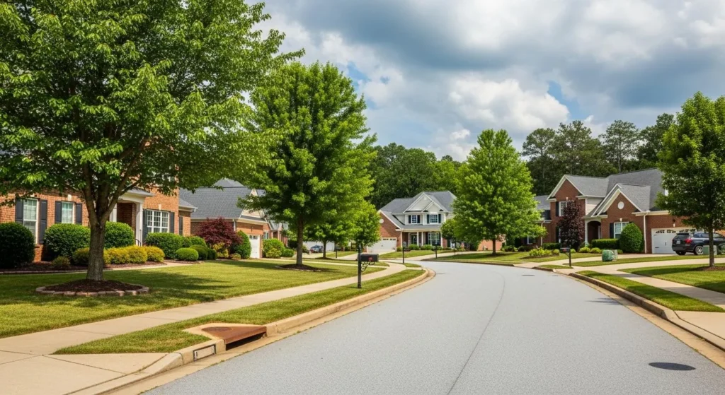 Cabarrus County subdivision homes near Concord North Carolina